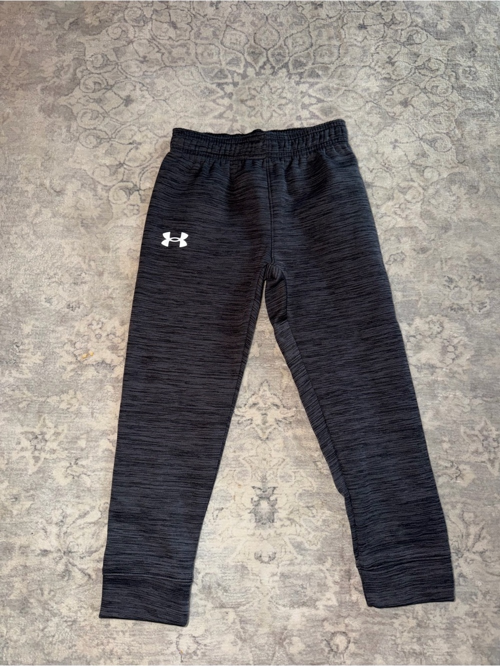 Under Armour Black Heathered Kids Joggers